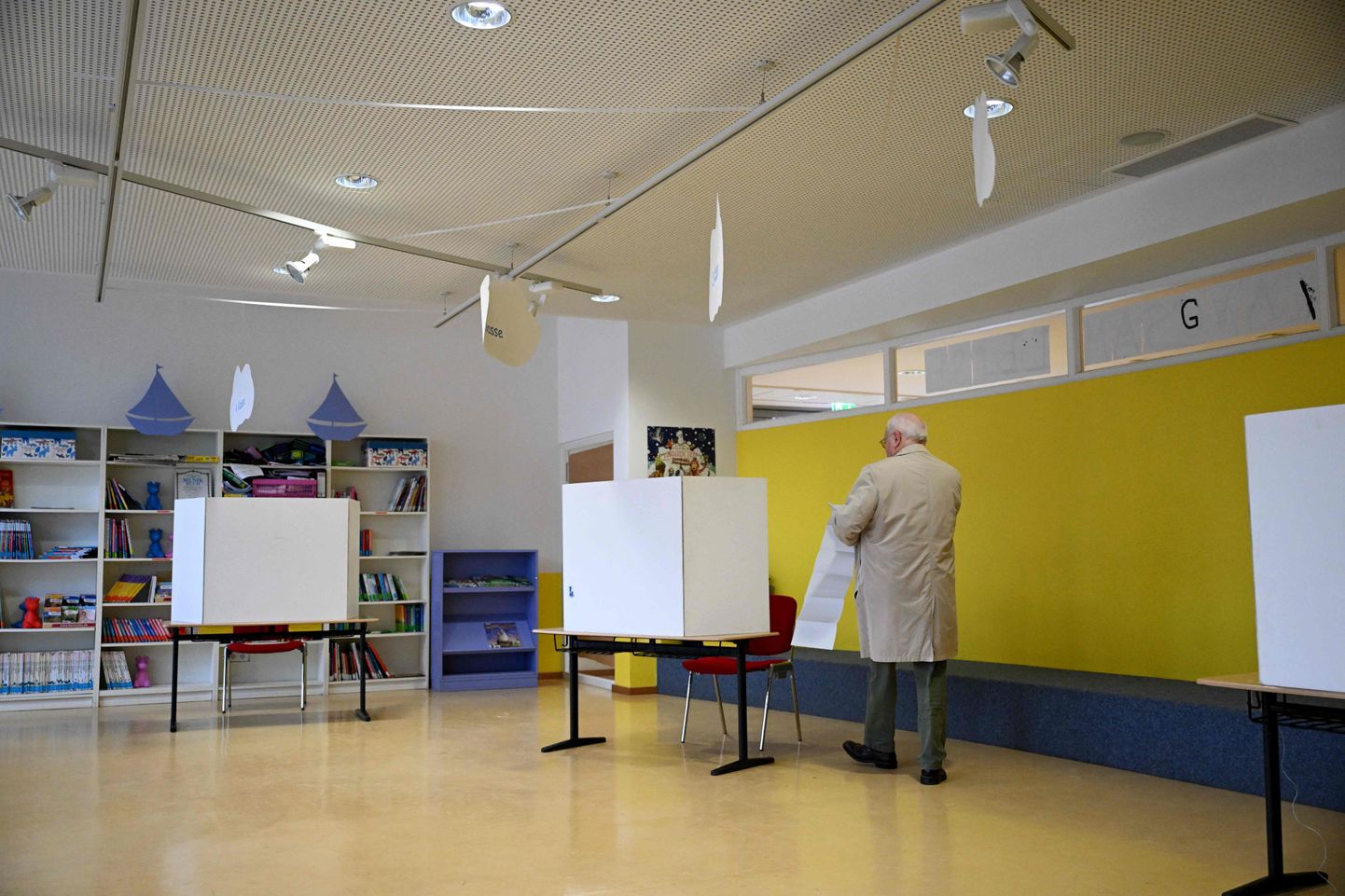 Valimisjaoskond Saksamaa Hesseni liidumaal. Foto on illustratiivne.
