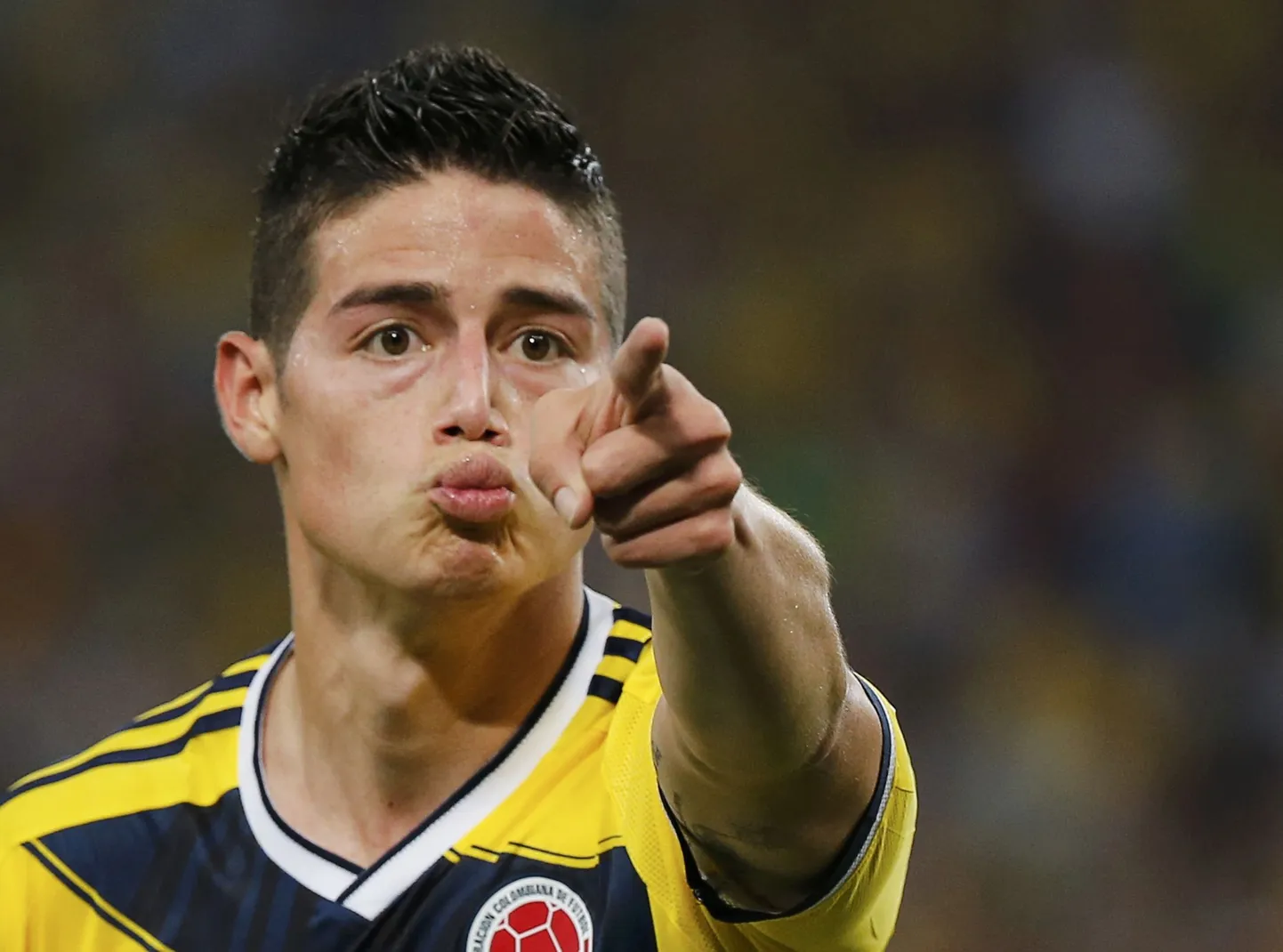 2014. aasta MMi parim väravakütt James Rodriguez.