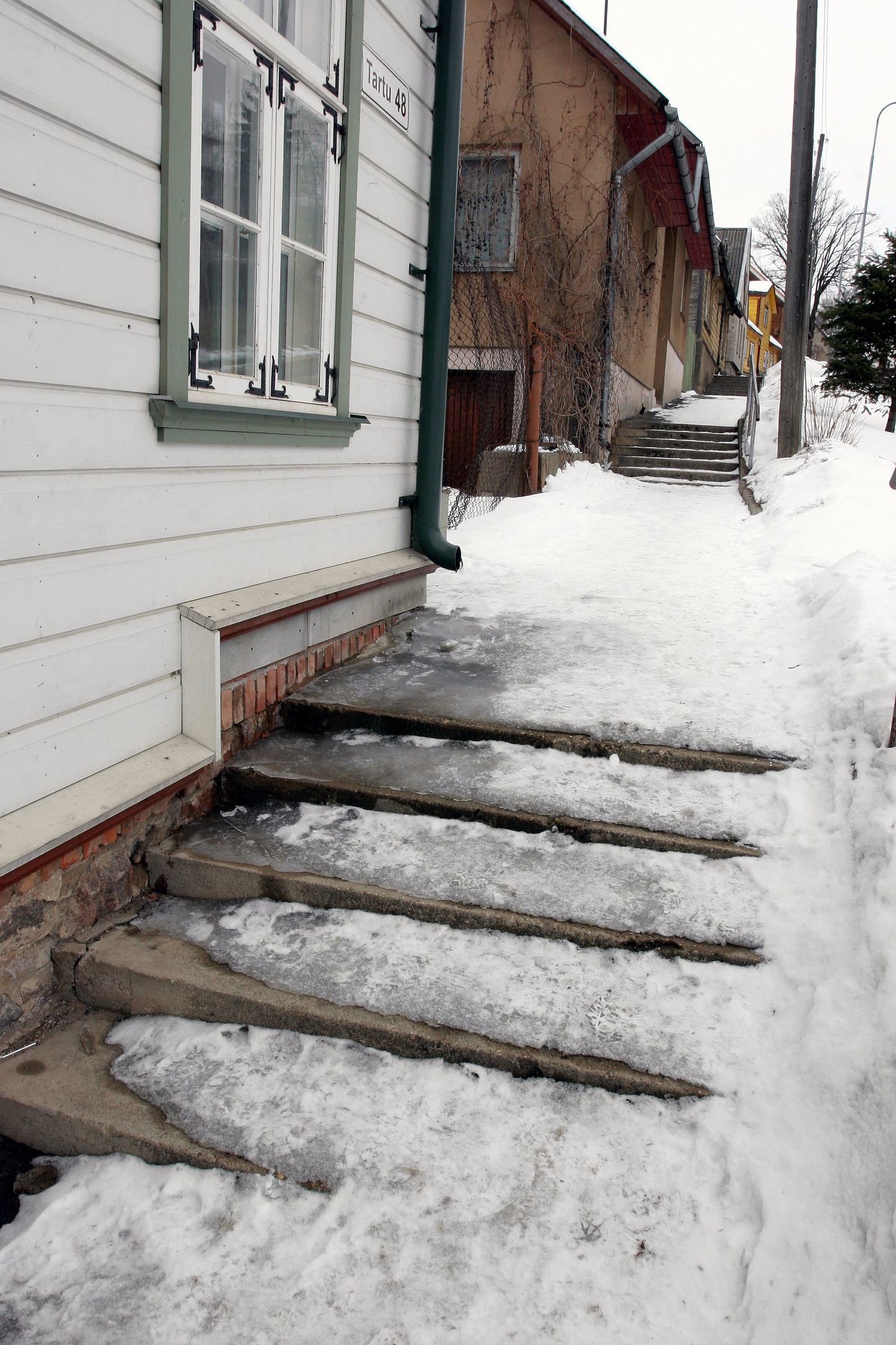 Talvega trepile kogunenud jää aitab lahti sulatatada tavaline jämesool.