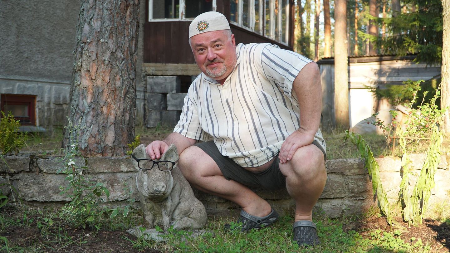 Андрей Столыпин в Нарва-Йыэсуу у себя дома.