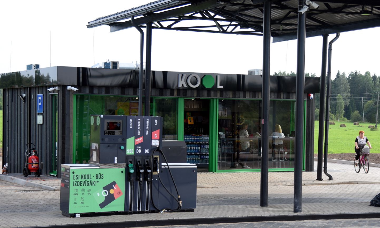 SIA "Kool Latvija" degvielas uzpildes stacija Augšlīgatnē. Ilustratīvs foto