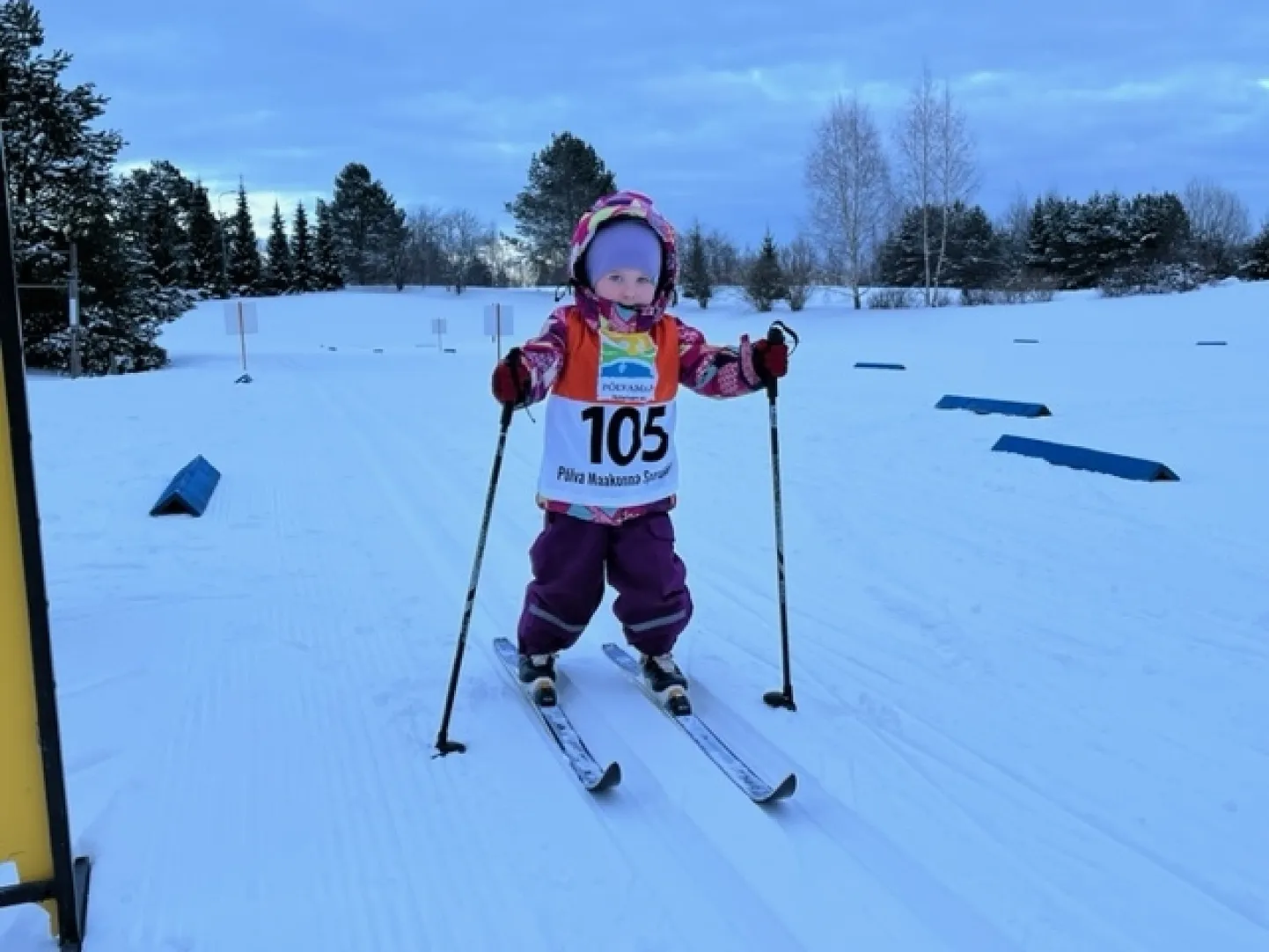 Suusasari pakub Põlvamaal lusti ja liikumisrõõmu ka väikestele lastele.