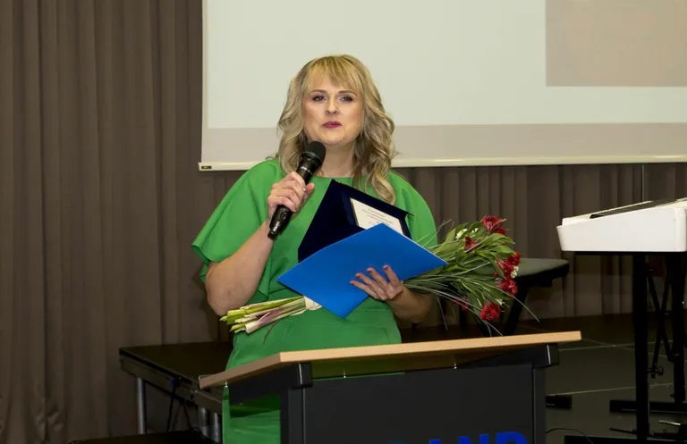 Aasta lastehoolekande- ja peretöö tegija Eda Rannamägi.