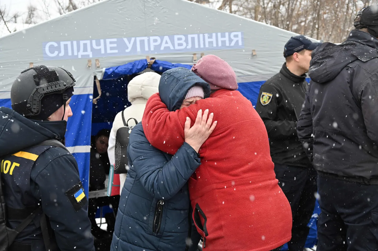 Жители Украины после атак беспилотников в Харькове ночью на 10 февраля