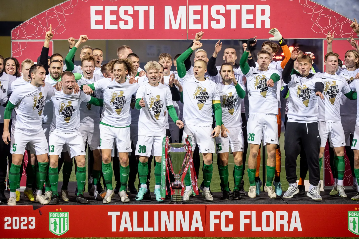 Eesti meister Tallinna Flora sai taas Superkarika võitu tähistada.