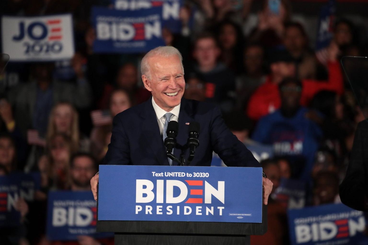 Demokraatide presidendikandidaat Joe Biden sai Lõuna-Carolinas võidu.