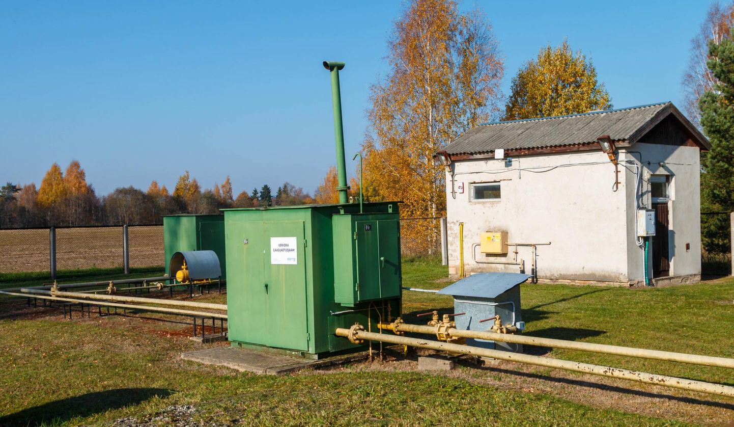 Veriora gaasijaotusjaam Räpina valla Pahtpää külas