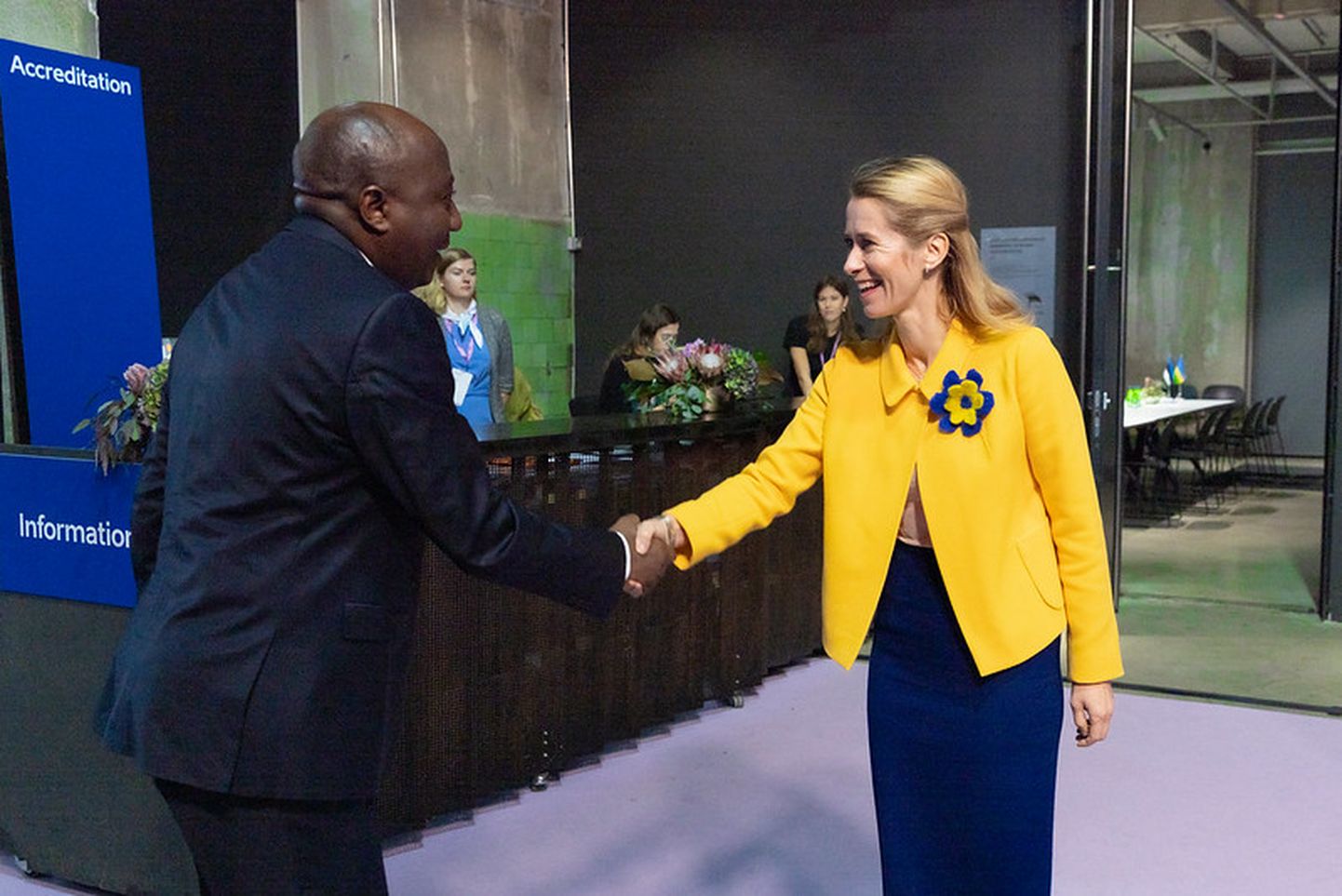 Kaja Kallas kohtus Rwanda peaminister Edouard Ngirentega.