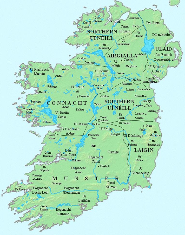 Iiri kuningriigid 9. sajandil