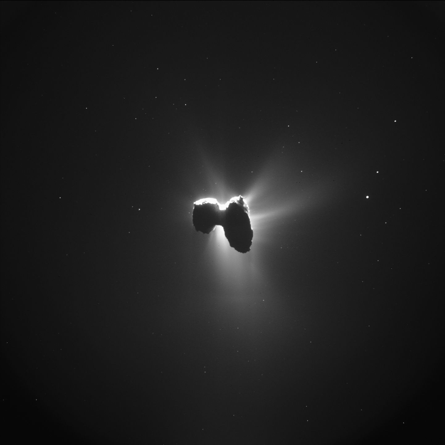 Rosetta missiooni pilt komeedist 67P/Tšurjumov-Gerassimenko