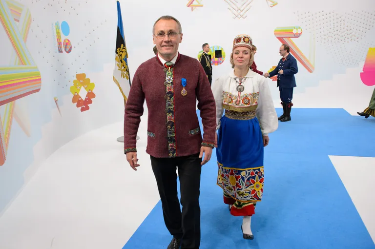 Ajaloolane ja Tartu Kutsehariduskeskuse direktor Tõnis Lukas ja Liina Lukas.
