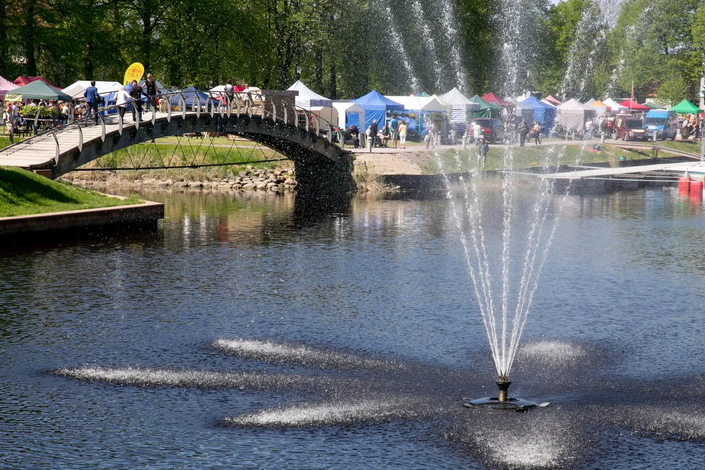 Vallikääru park on kujunenud armastatud rahvaürituste toimumiskohaks.