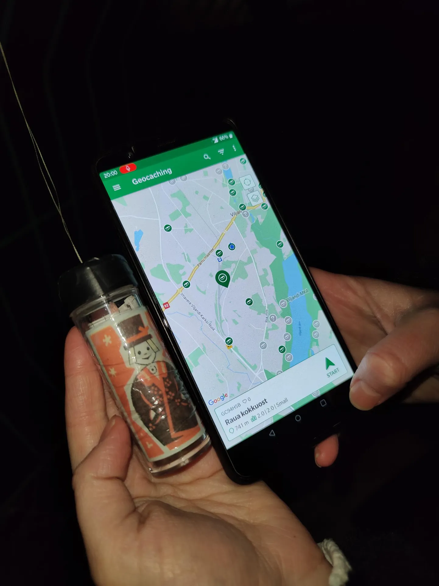 Viljandi tikuvabriku juures ootab geopeiturit niisugune aare.