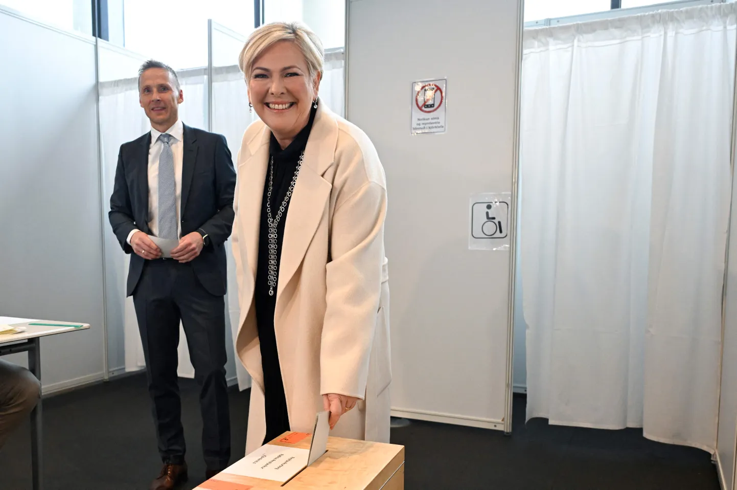 Islandi presidendivalimiste võitja Halla Tómasdóttir.