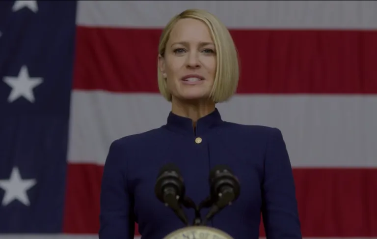 Robin Wright Claire Underwoodina seriaalis «Kaardimaja»