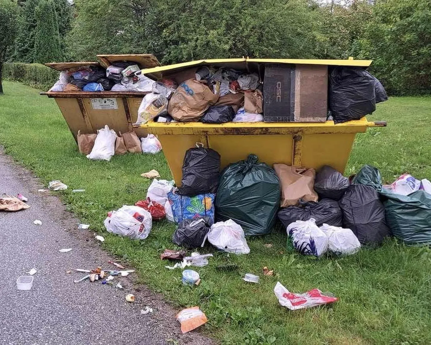 Prügikonteiner.
