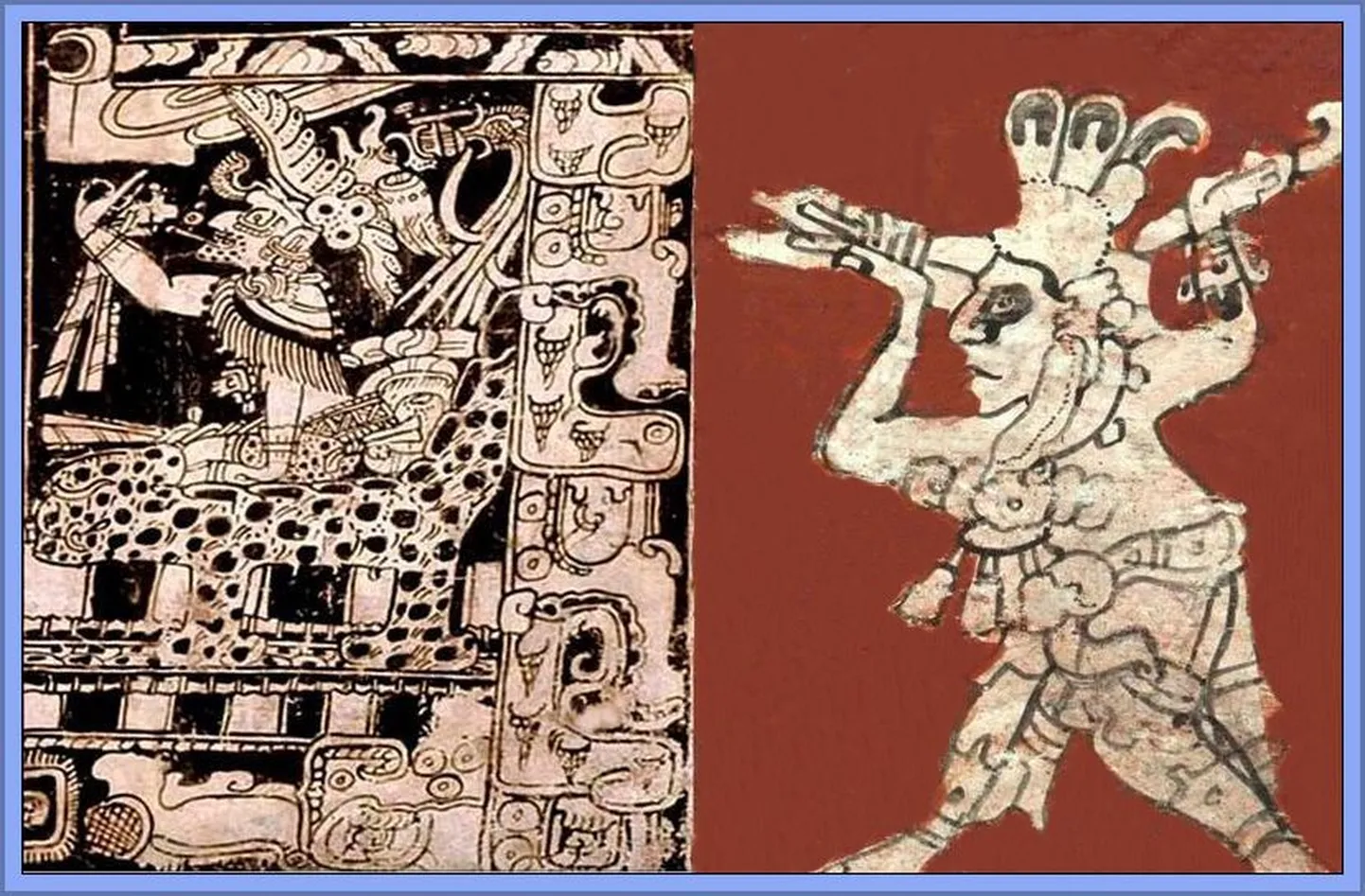 Свирепое божество майя Болон-Окте, которое приходит после тринадцатого бактуна.