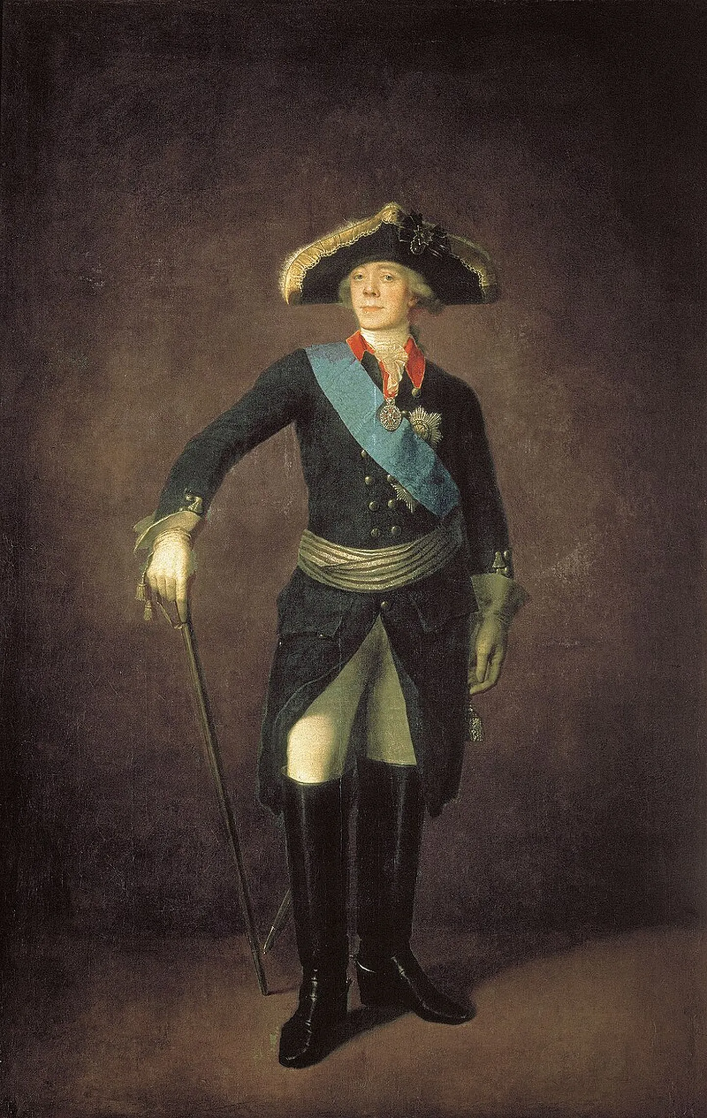 Stepan Štšukin. Imperaator Paul I portree (1797).
