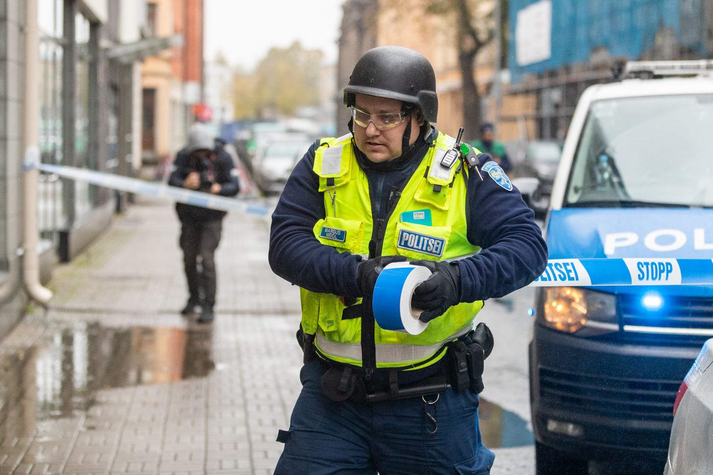 Эстонский полицейский