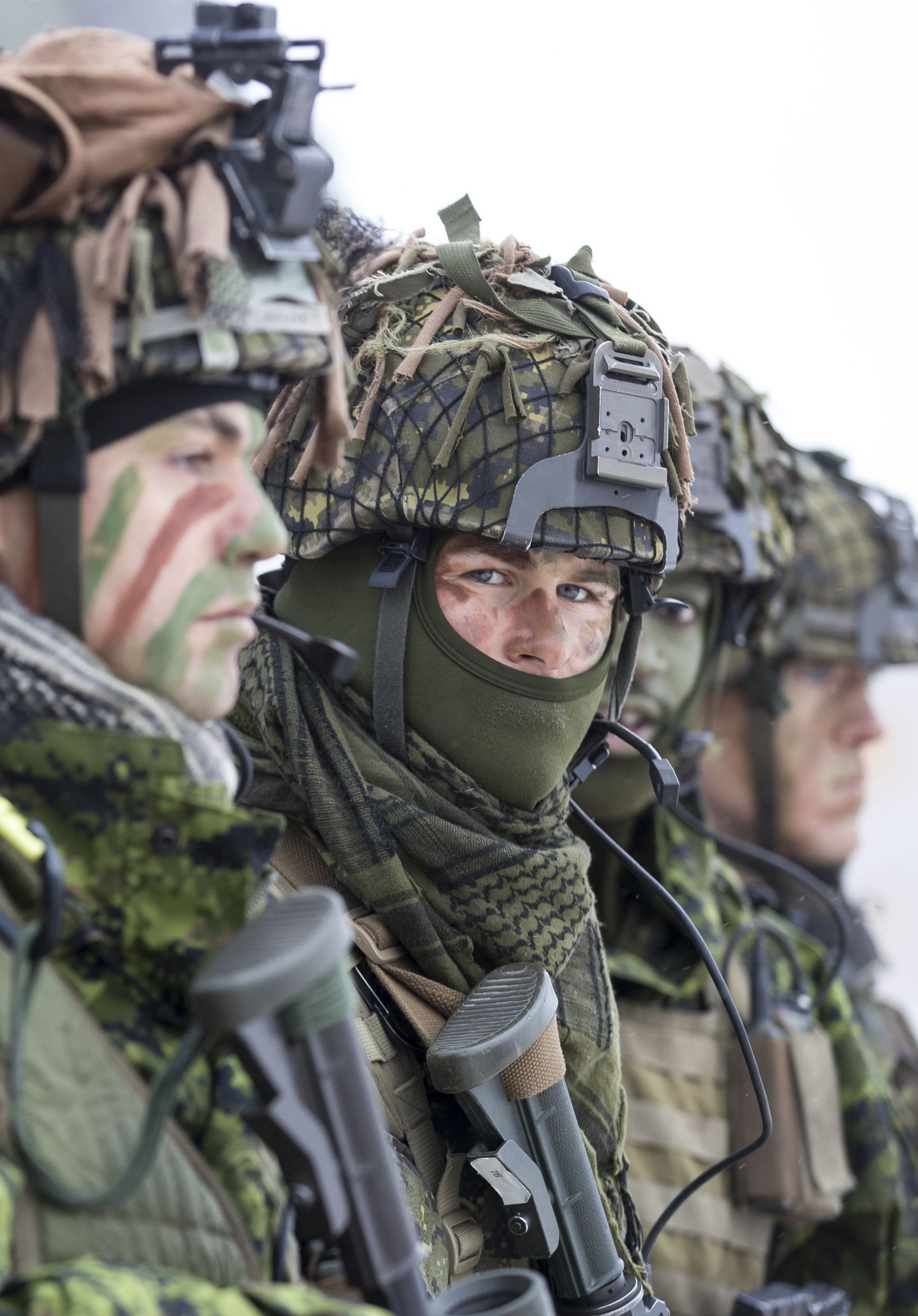 NATO sõdurid Leedus õppusel.