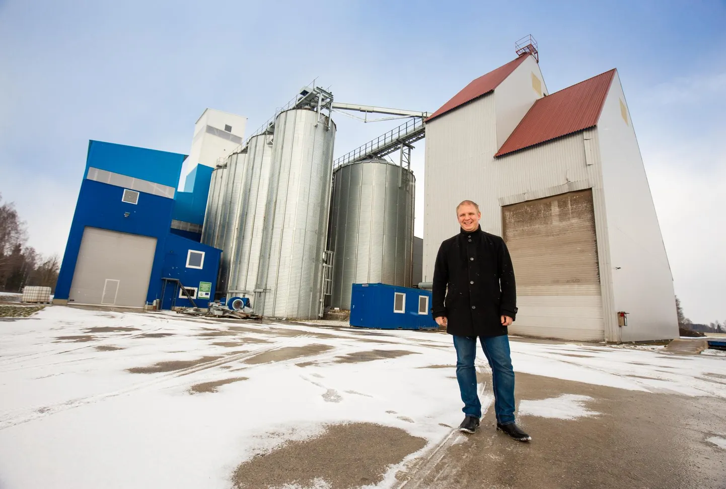 Lüüste teraviljaterminali taustal ­rääkis agronoomist ettevõtja Jaak Soosaar, mida tähendab põllumehele kevade ootus.