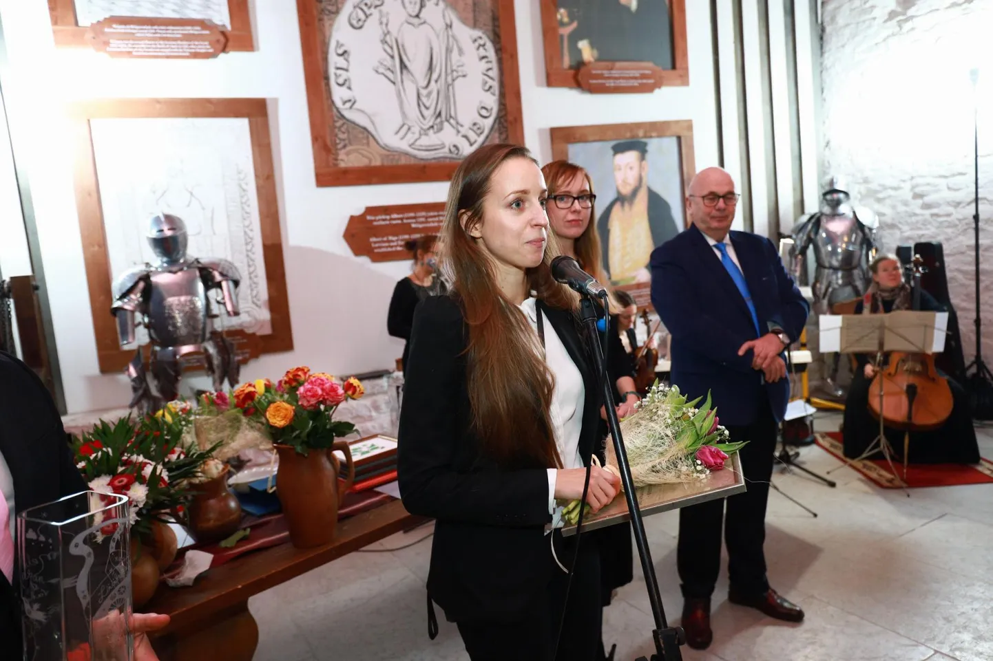 Isikuteo kategoorias laureaadiks tulnud Pamela Maran pidas publikule südamliku sütitava tänukõne.
