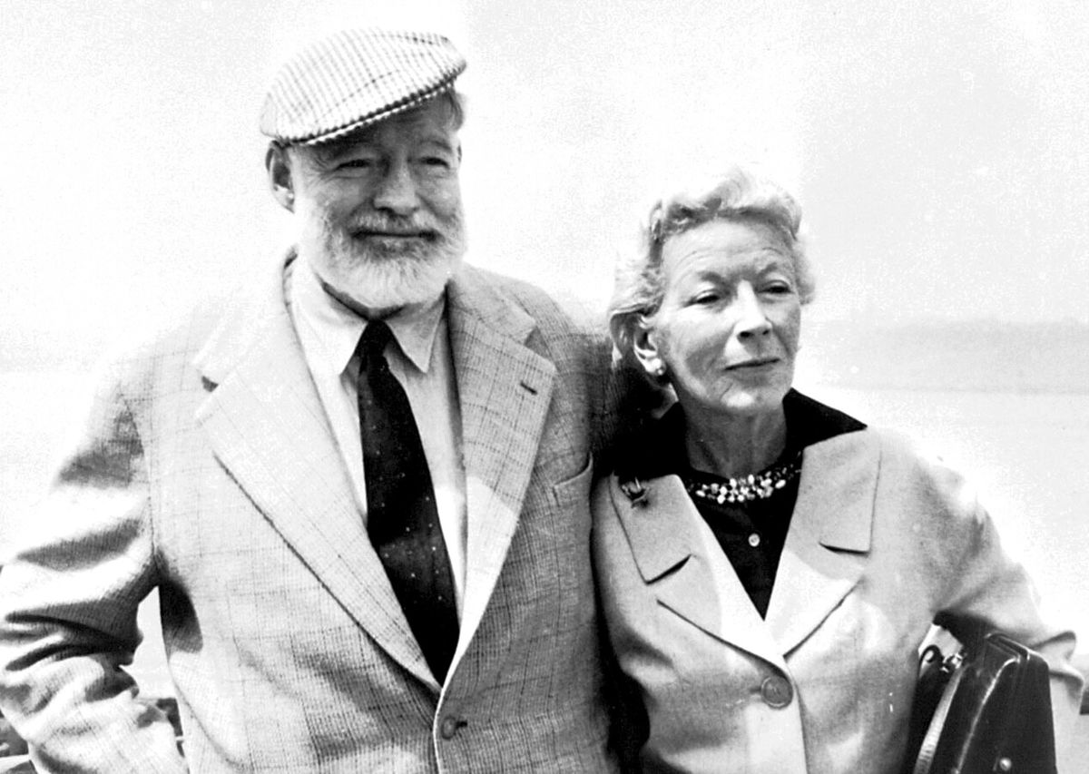 Ernest Hemingway ja tema neljas abikaasa Mary Welsh 1959. aastal.