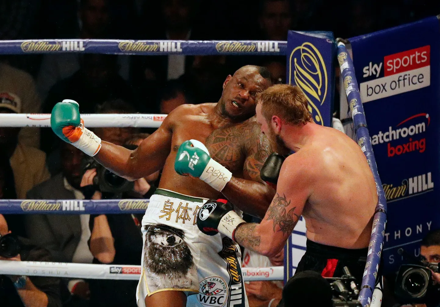 Dillian Whyte ja Robert Helenius