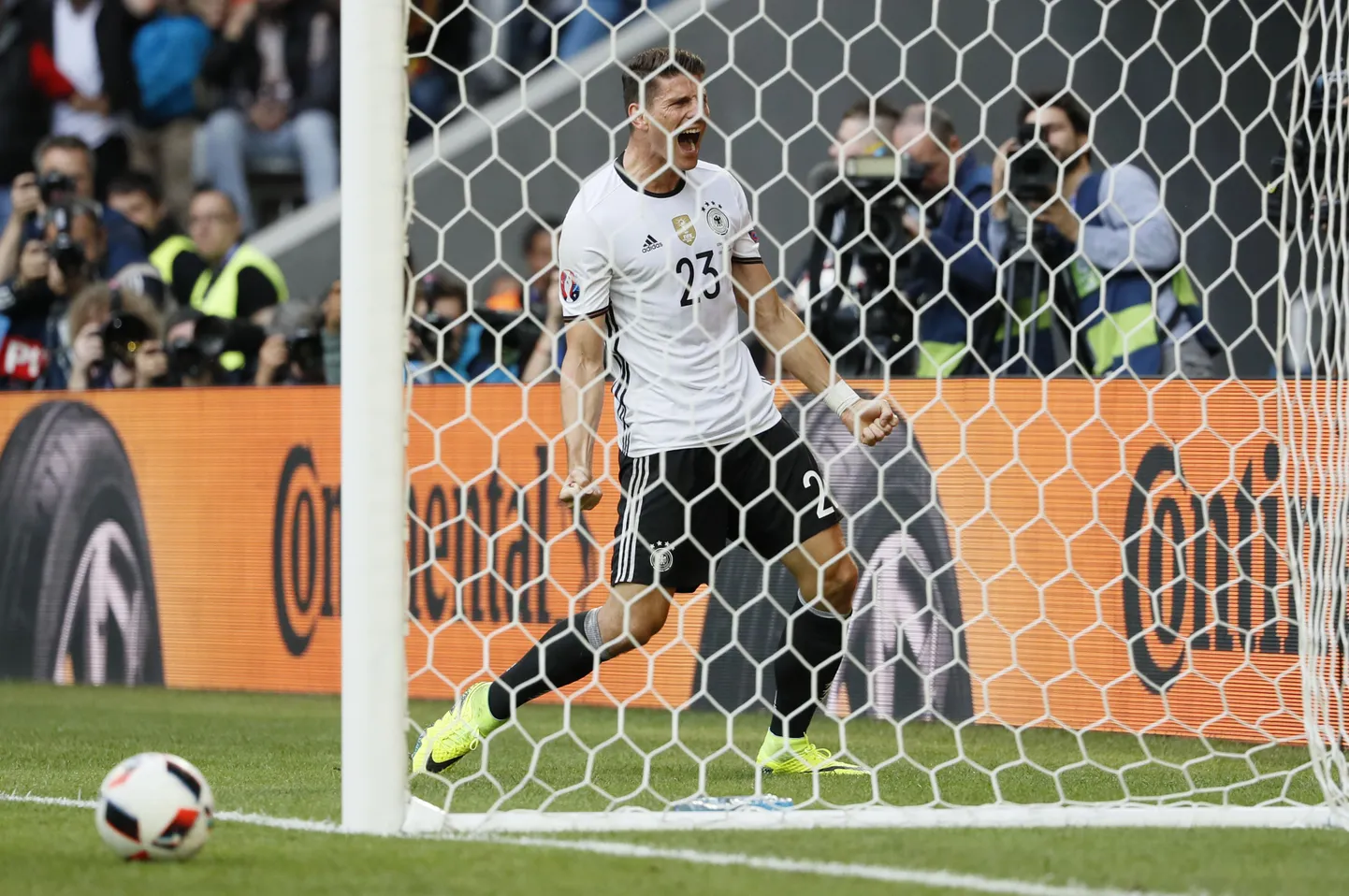 Mario Gomez pärast enda löödud väravat.
