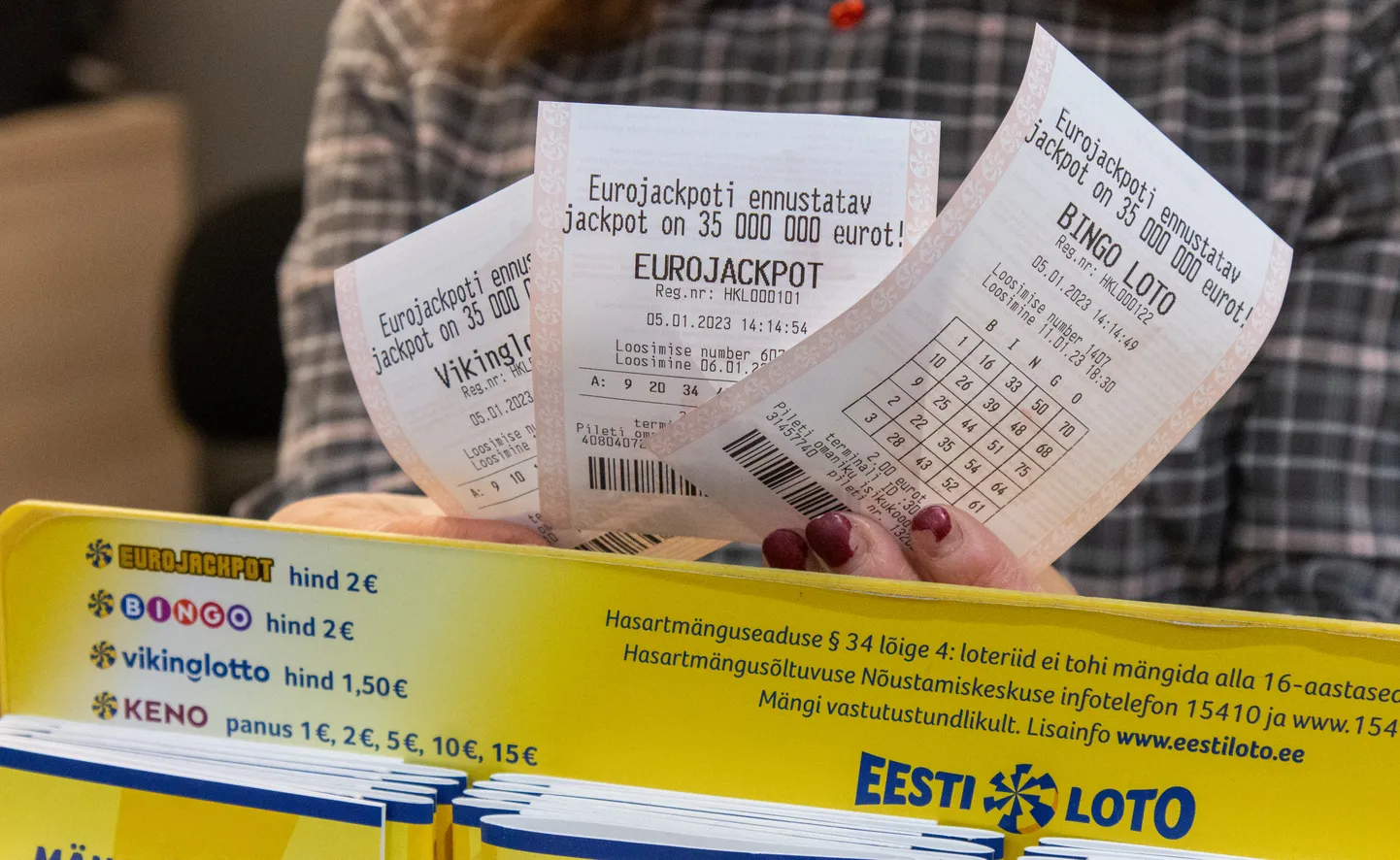 The second-largest Eurojackpot win ever, nearly 4.85 million euros, was won in Estonia.