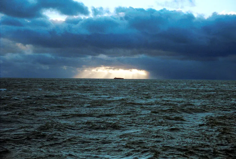 Вид на Балтийское море.
