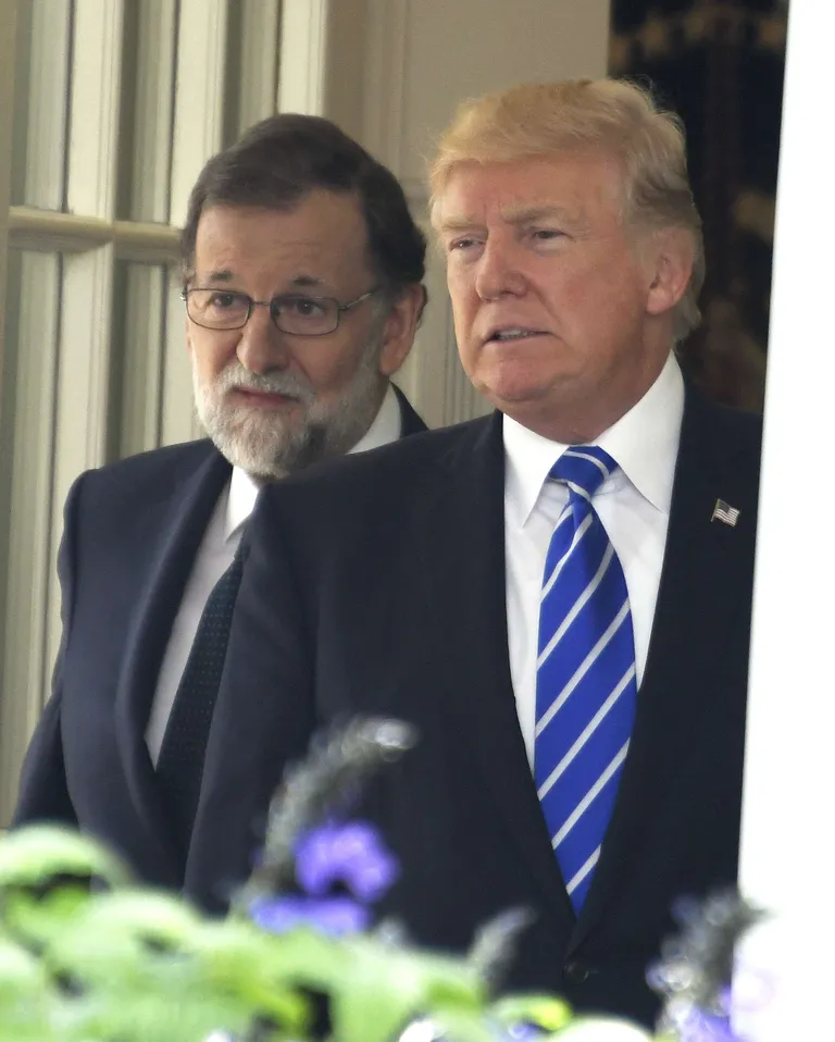 Donald Trump ja Mariano Rajoy