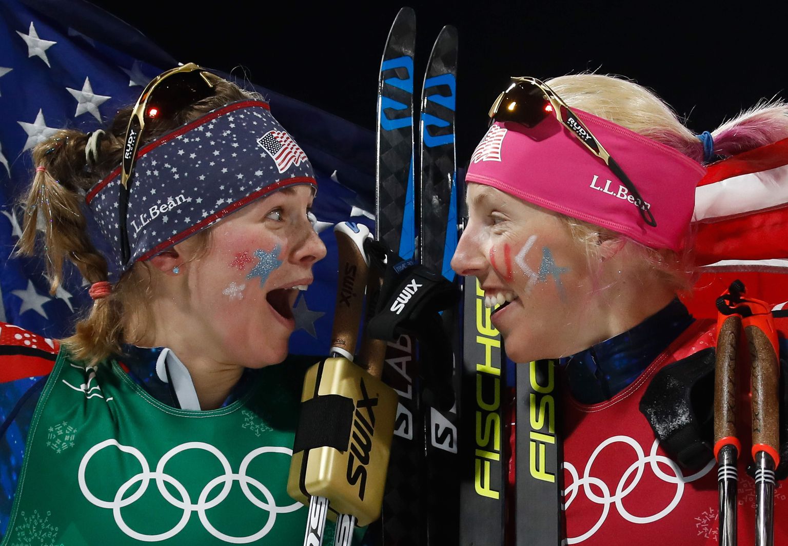 Söömishäireid on tunnistanud ka murdmaasuusatamise olümpiavõitja Jessica Diggins (vasakul).