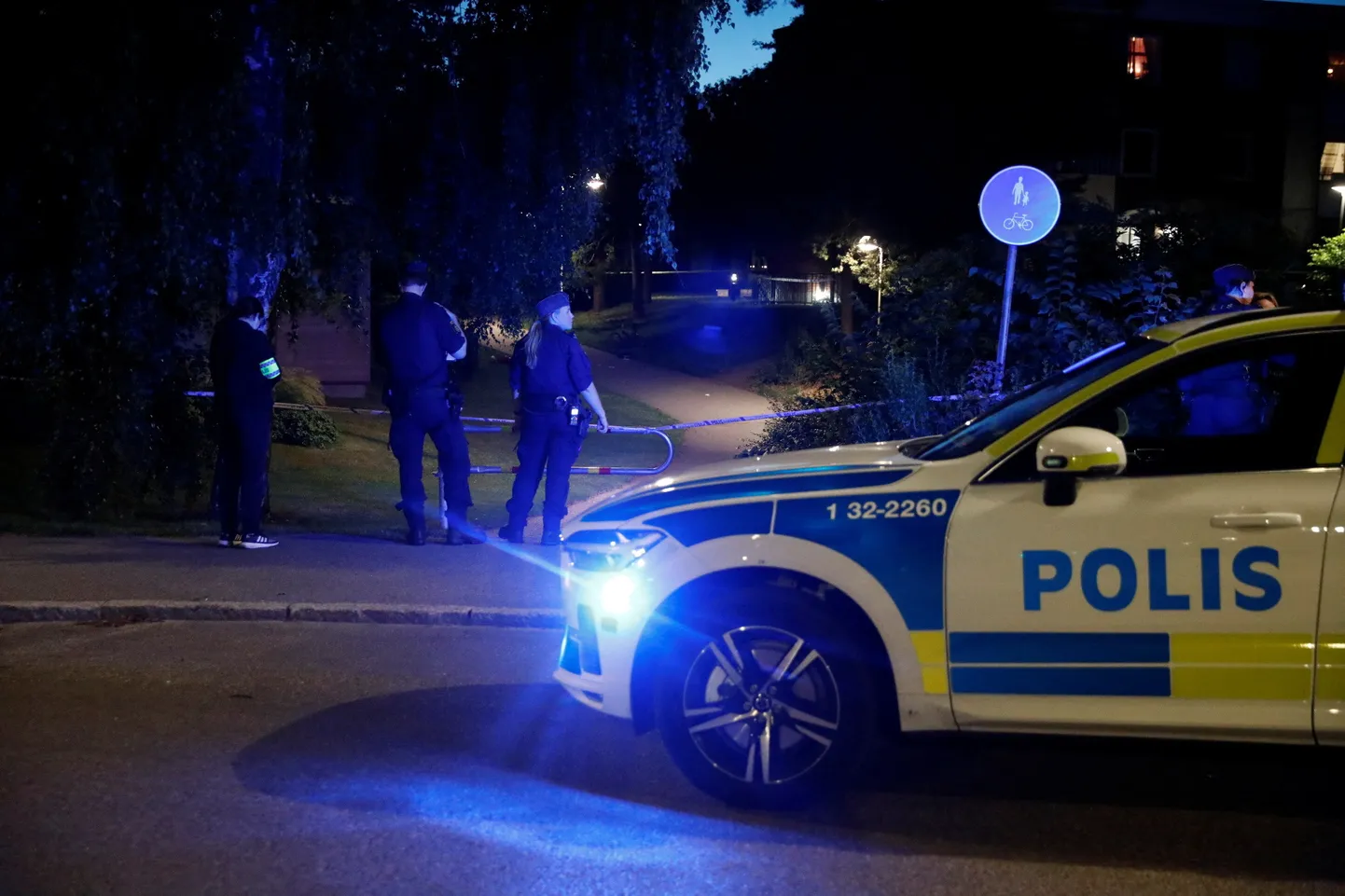 Rootsi politsei. Pilt on illustreeriv.