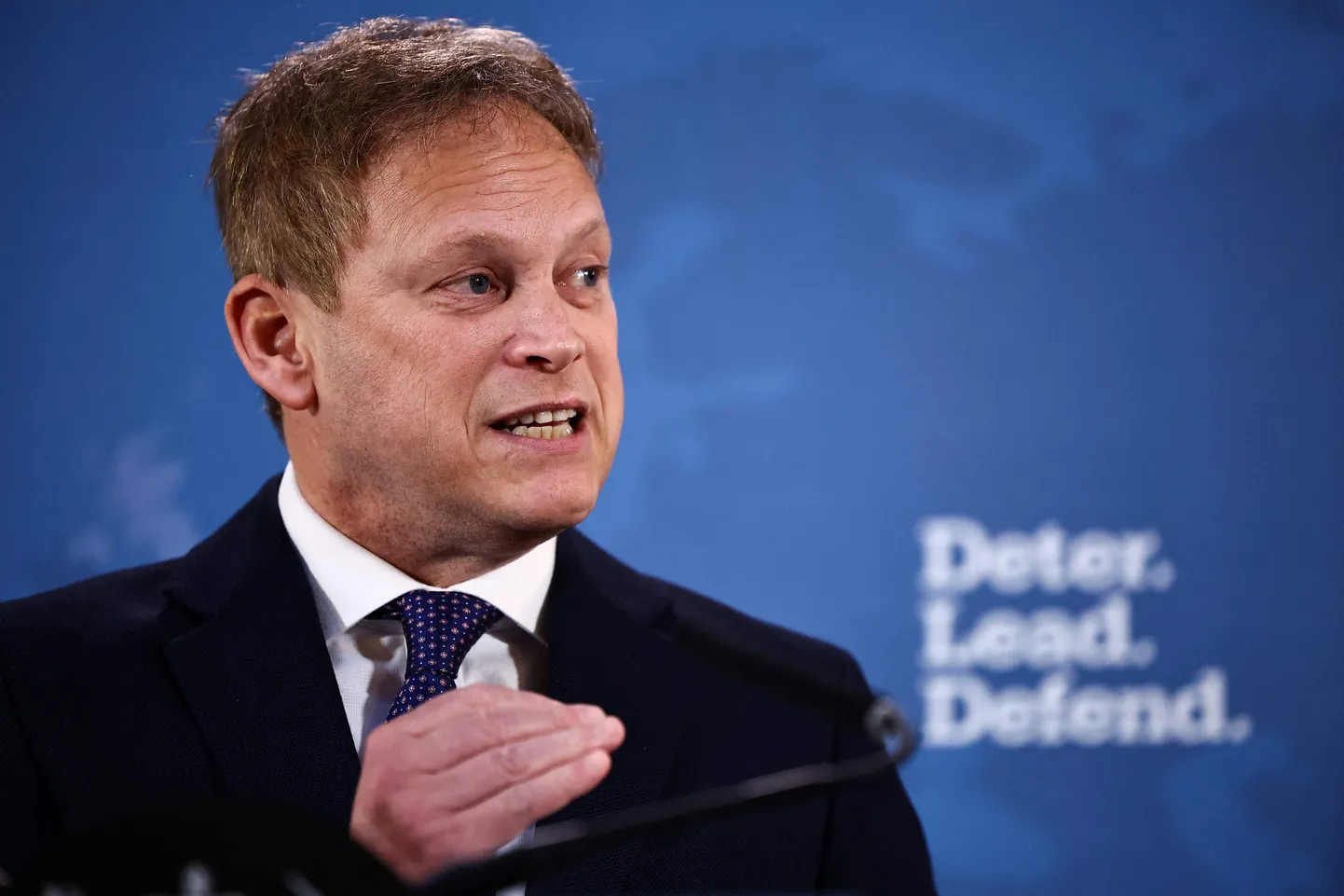 Briti kaitseminister Grant Shapps.
