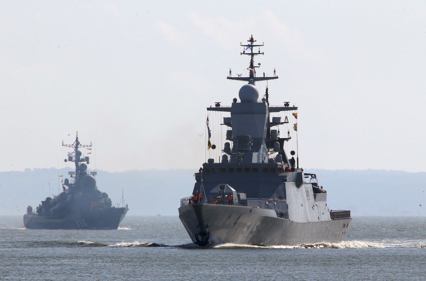 Vene Balti laevastiku korvetid alustavad õppust Läänemerel.