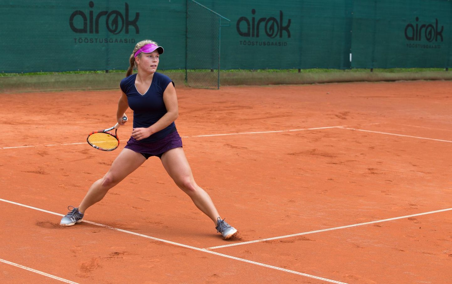 Saara Orav eelmise aasta augustis Viljandi tenniseväljakutel.
