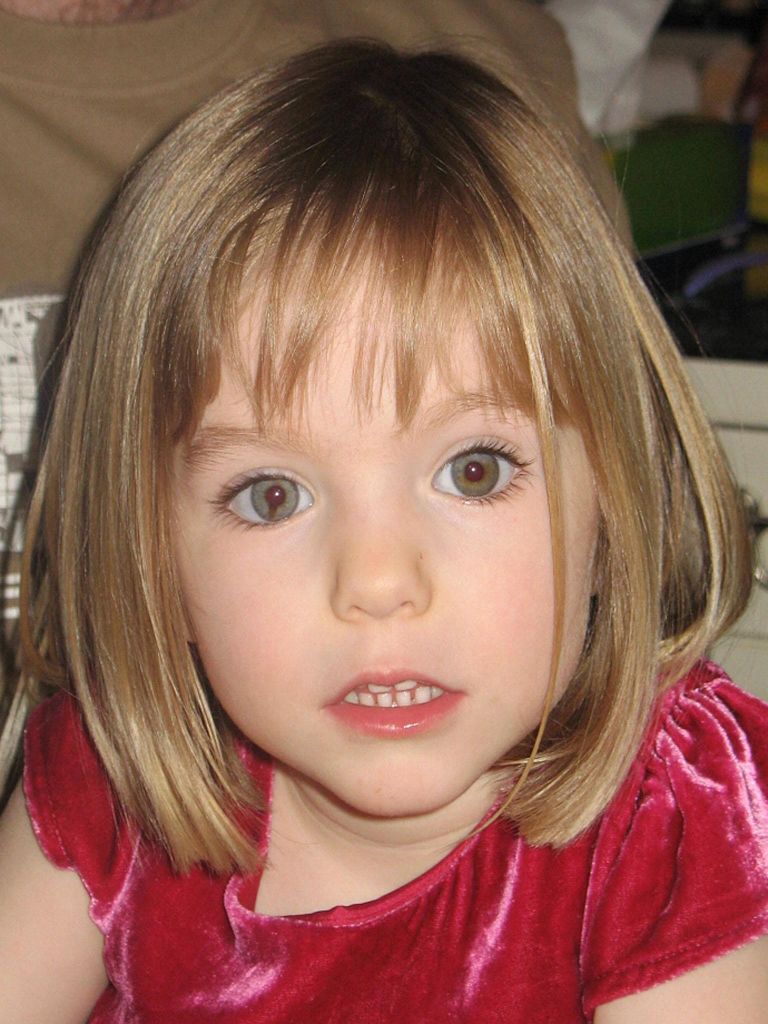 Madeleine McCann kolmeaastasena