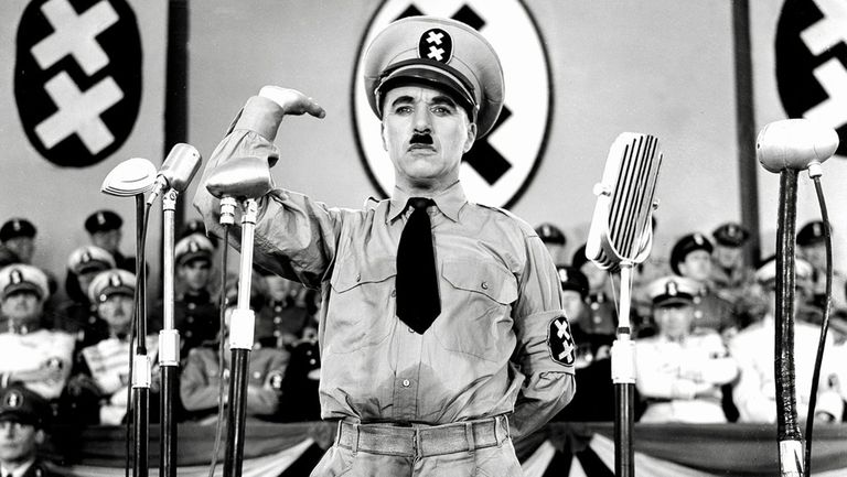 Charlie Chaplin 1940. aasta filmis «Suur diktaator»