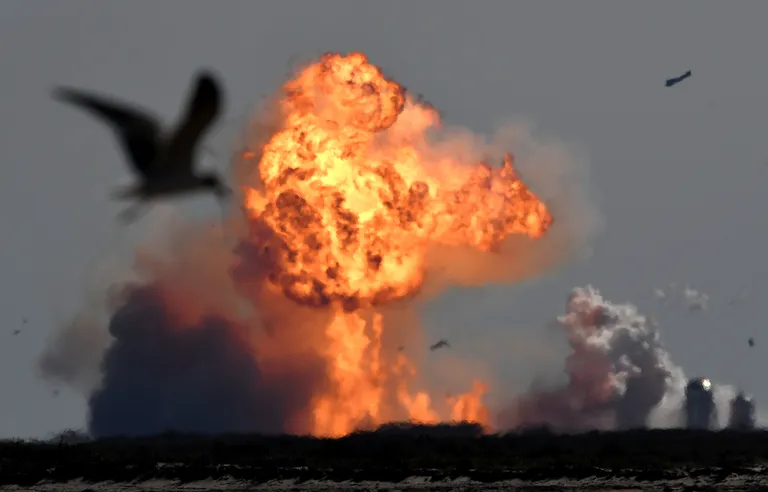 Starshipi raketi plahvatus veebruari alguses.