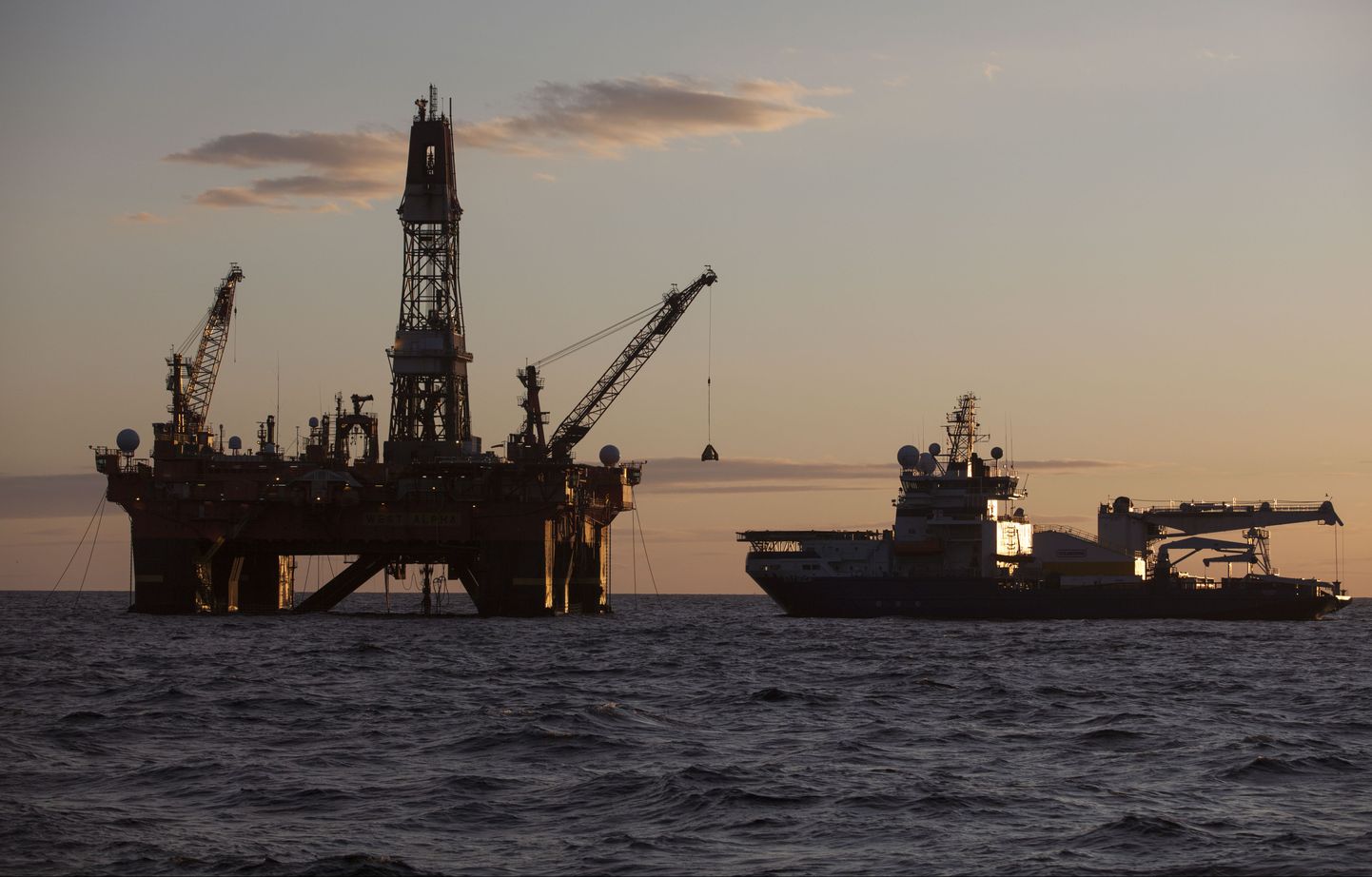 Vene ettevõtte Rosneft puurplatvorm Põhja-Jäämere ääremeres Kara meres.