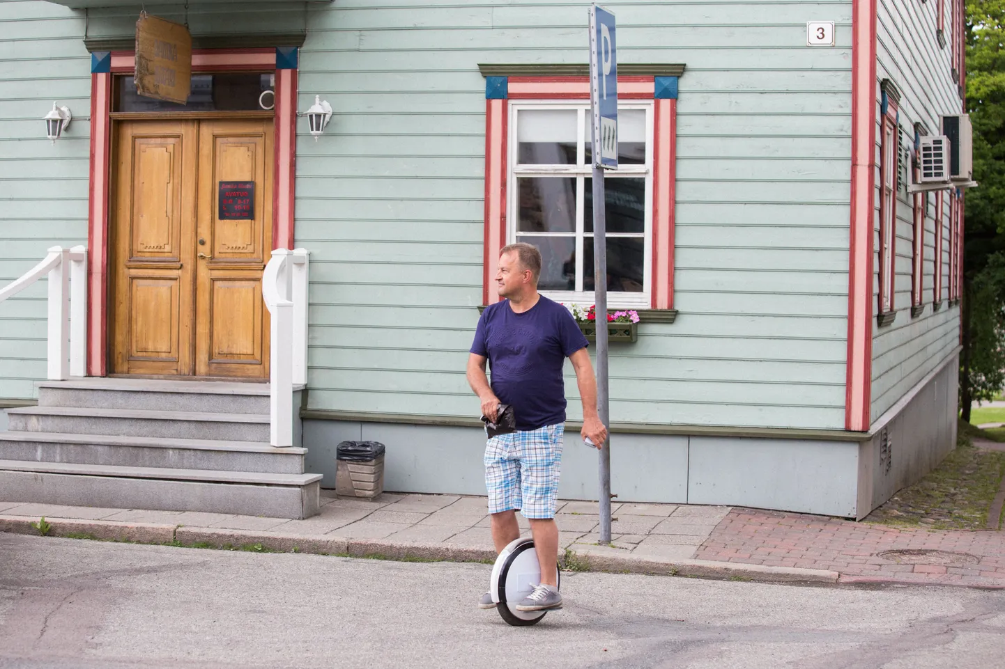 Mati Metsjõe oma üksrattal.
