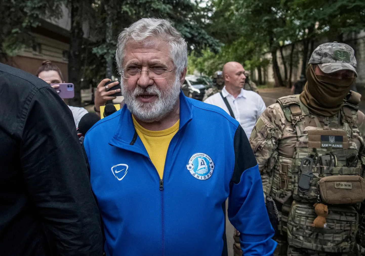 Игорь Коломойский прибыл в суд, 2 сентября 2023 года.