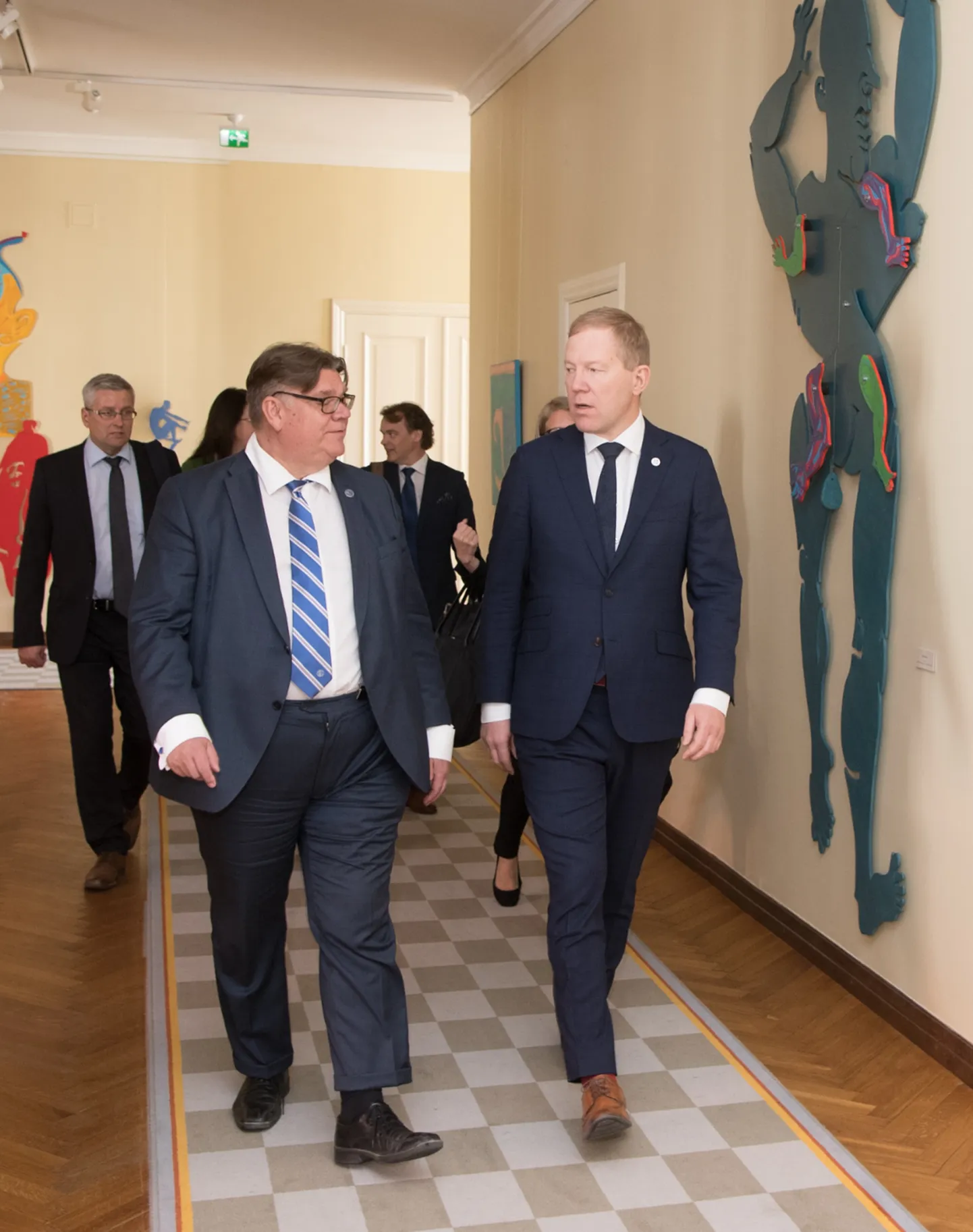 Марко Михкельсон и Тимо Соини.
