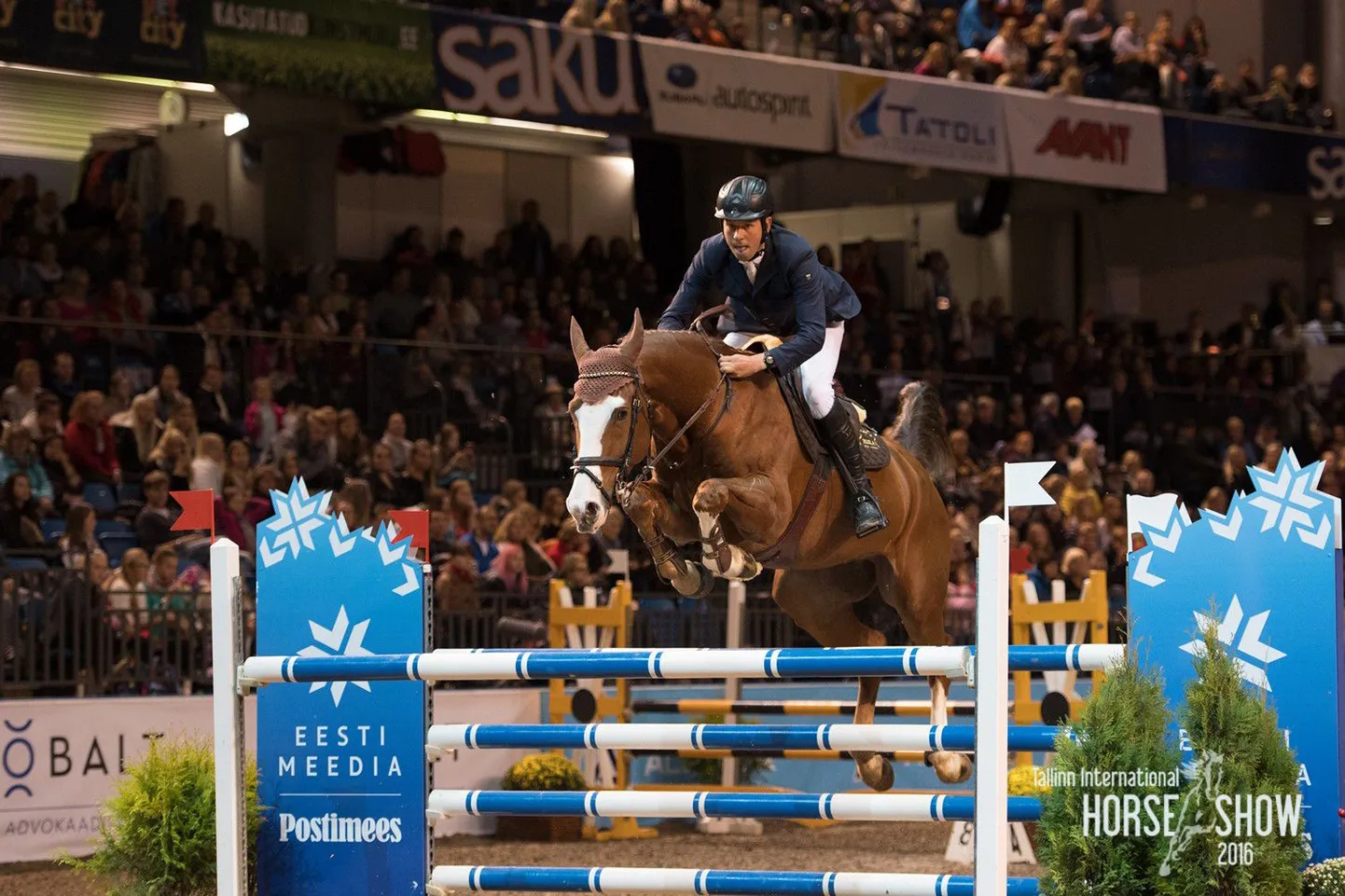 Tiit Kivisild ja Don Kide 2016. a Tallinn International Horse Show'l.