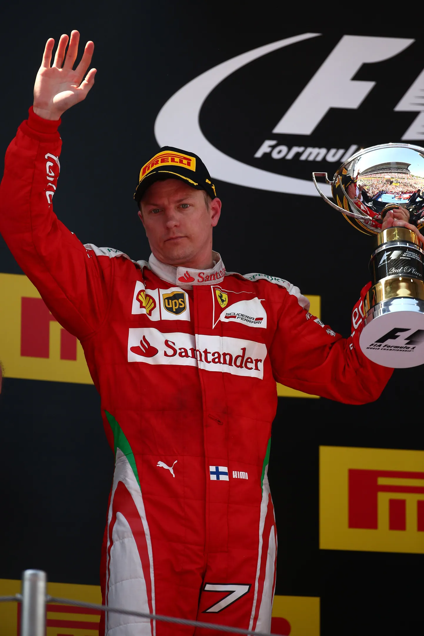 Kimi Räikkönen pärast Hispaania etappi.