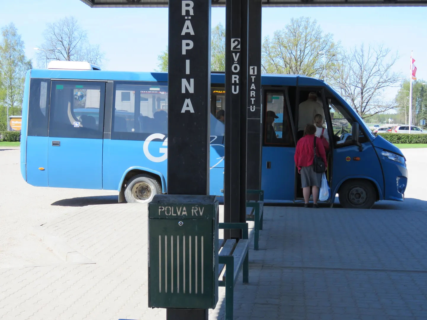 Põlva bussijaam.