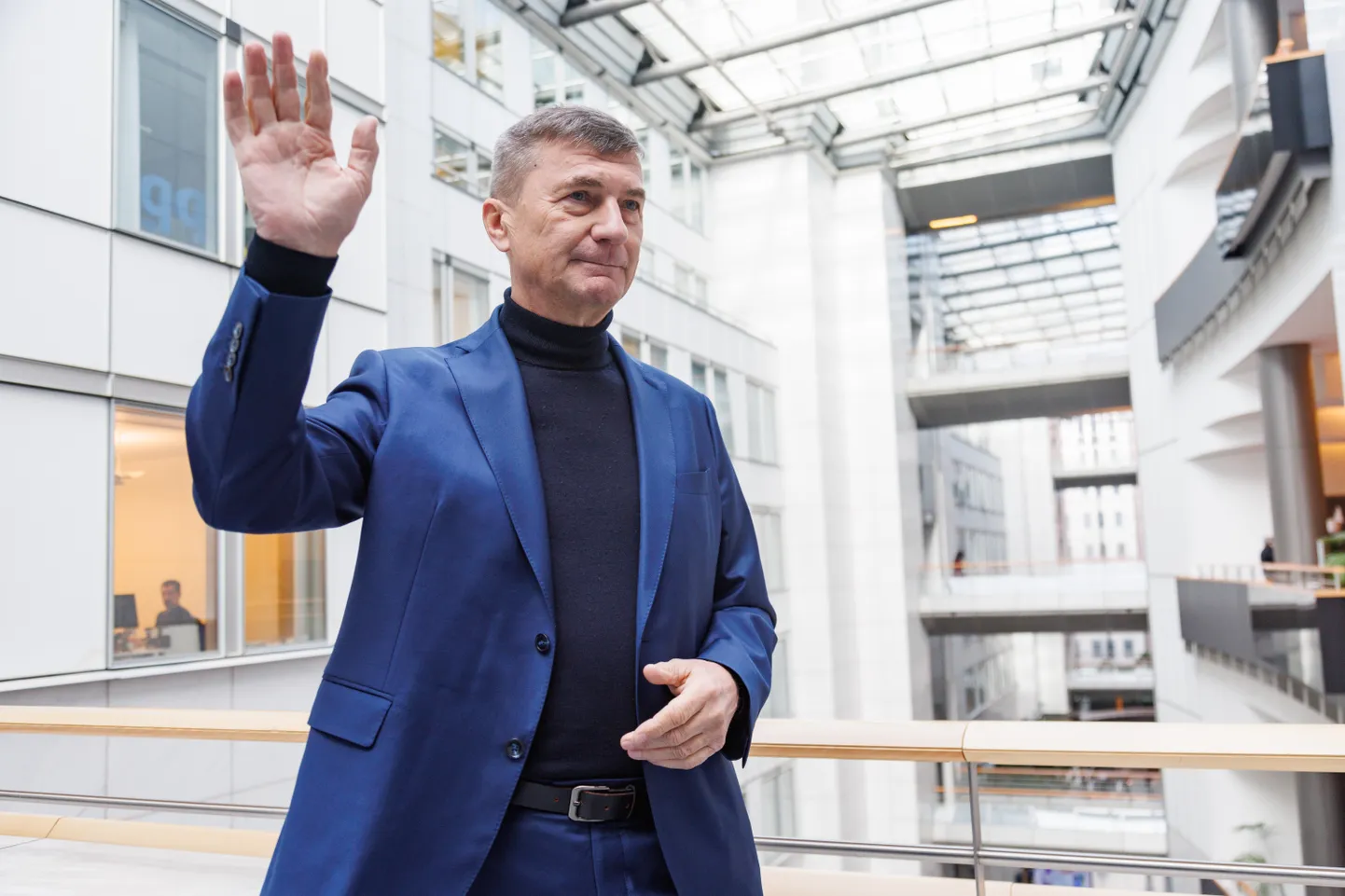 Andrus Ansip Brüsselis.