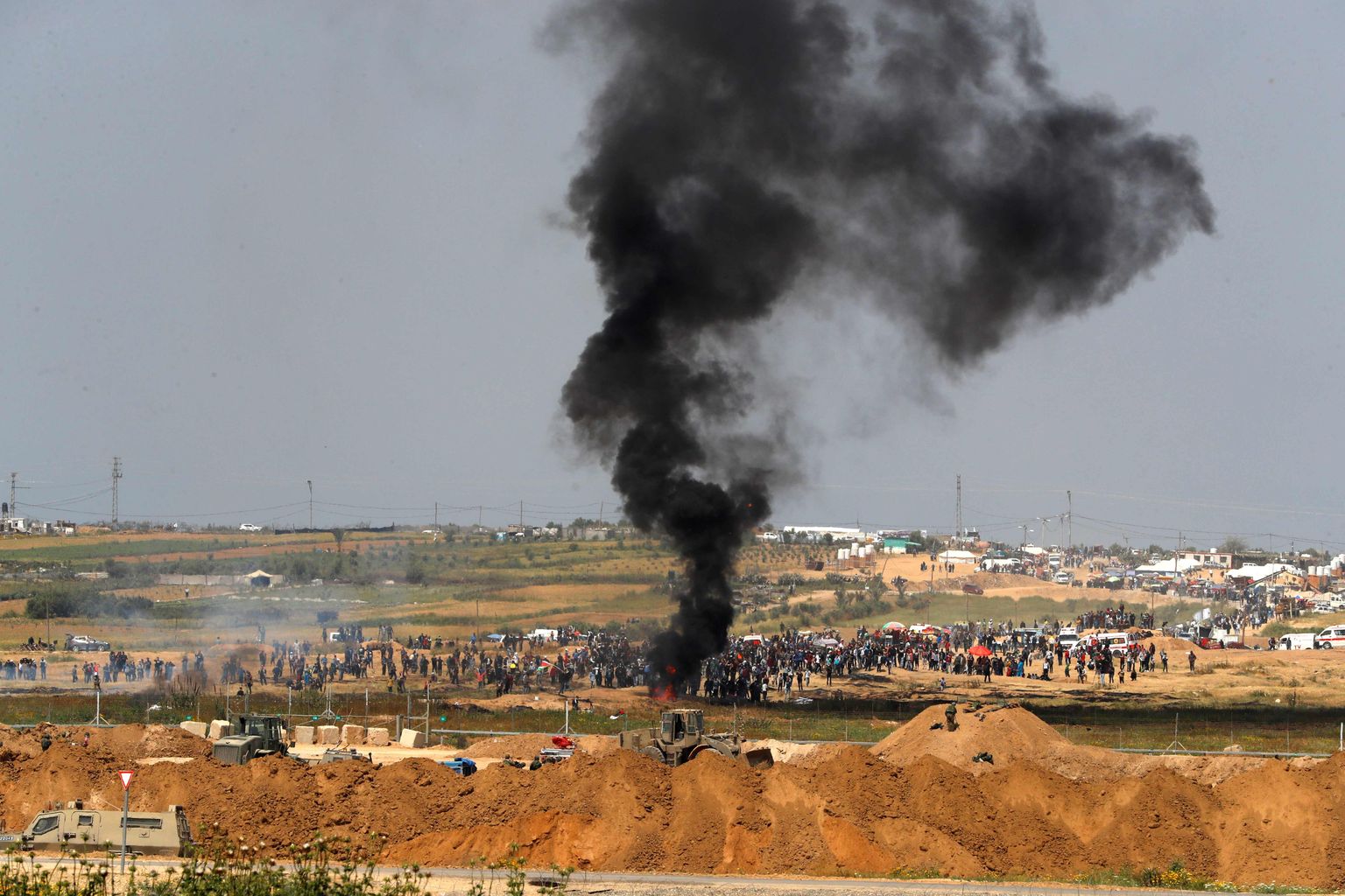 Rahutused Iisraeli-Gaza piiril.