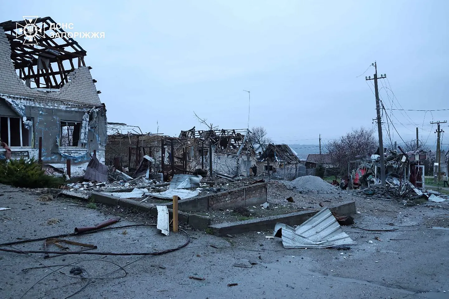 Vene droonirünnaku järel Zaporižžja oblastis.